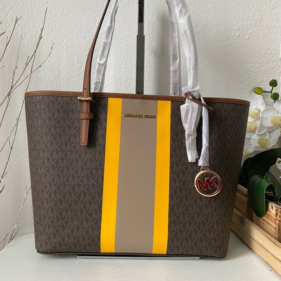 MICHAEL Michael Kors Handbags - Michael Kors Center Stripe MD Tote